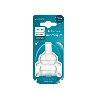 Tetina Anti Cólico | Flujo Medio x2 Avent