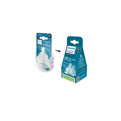 Tetina Anti Cólico | Flujo Medio x2 Avent