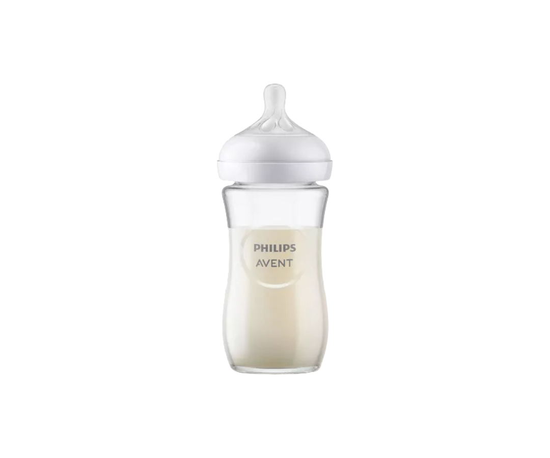 Biberón De Vidrio 8Oz Nat Response Avent