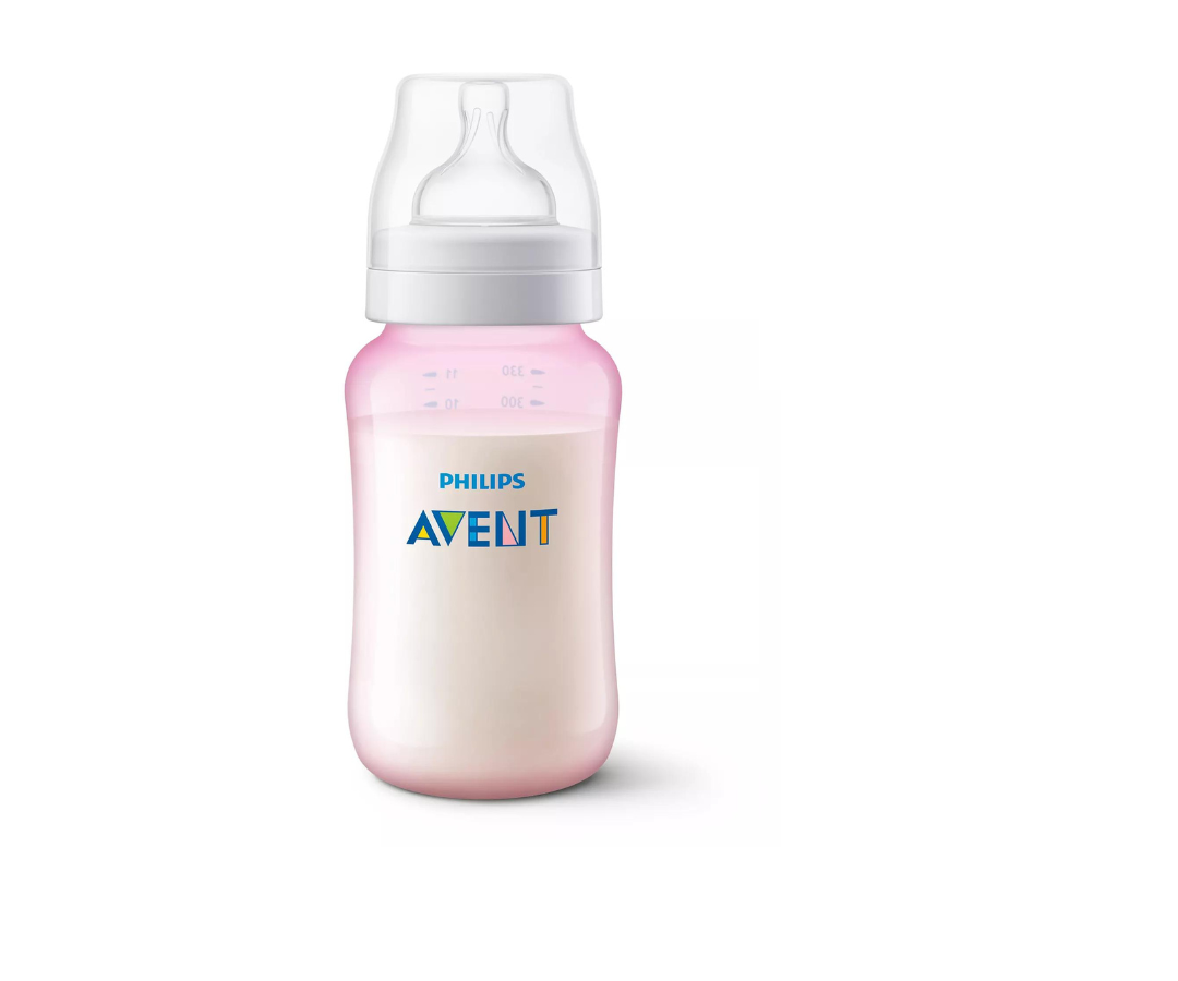 Biberon Rosado Classic Plus 330 Ml Avent