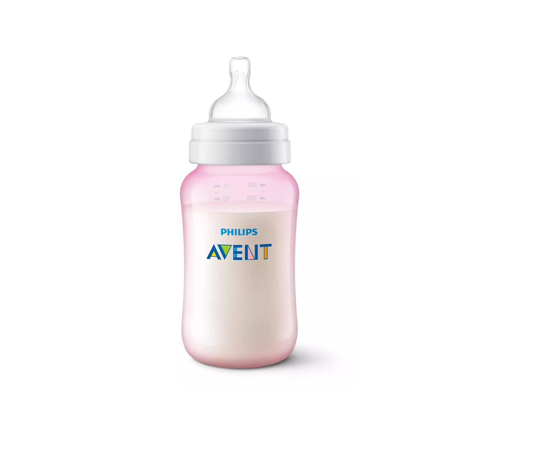 Biberon Rosado Classic Plus 330 Ml Avent