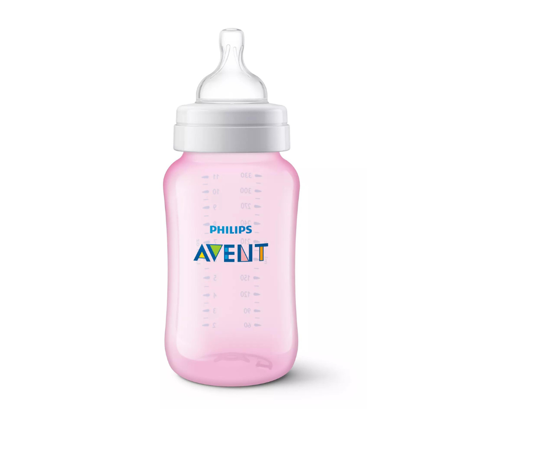 Biberon Rosado Classic Plus 330 Ml Avent
