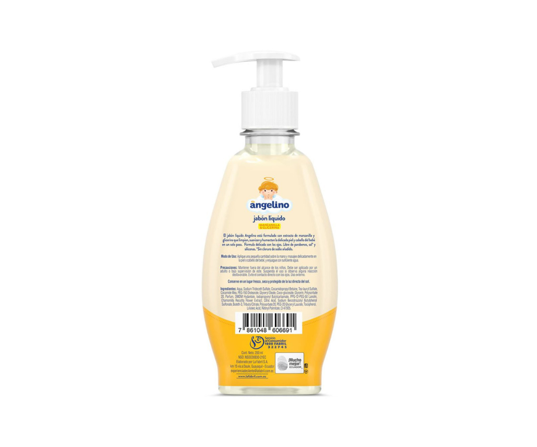 JABON LÍQUIDO 200ML ANGELINO