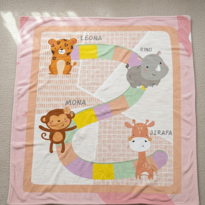 Cobija Didáctica De Animales | B4 Baby
