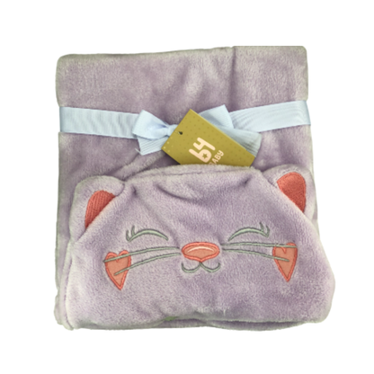 Cobija Con Capucha Gatita B4 Baby