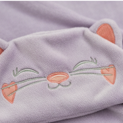 Cobija Con Capucha Gatita B4 Baby