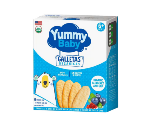 Galletas Organicas Blueberry Y Goji Yummy Baby