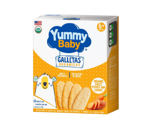 Galletas Organicas Zanahoria Batata Yummy Baby
