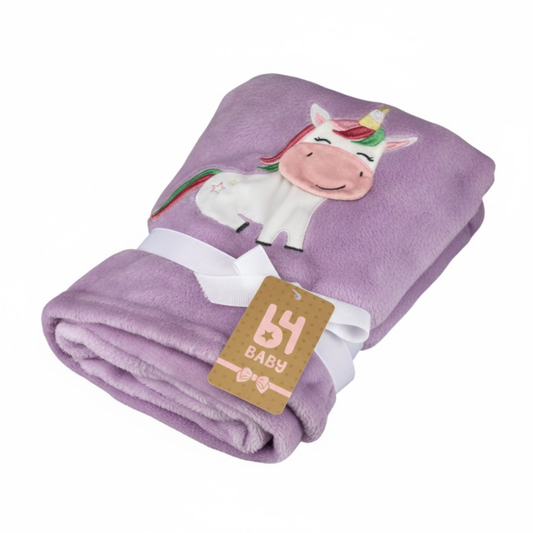 Cobija Con Relieve | Unicornio B4 Baby