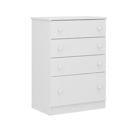 Cómoda 4 Cajones Blanco