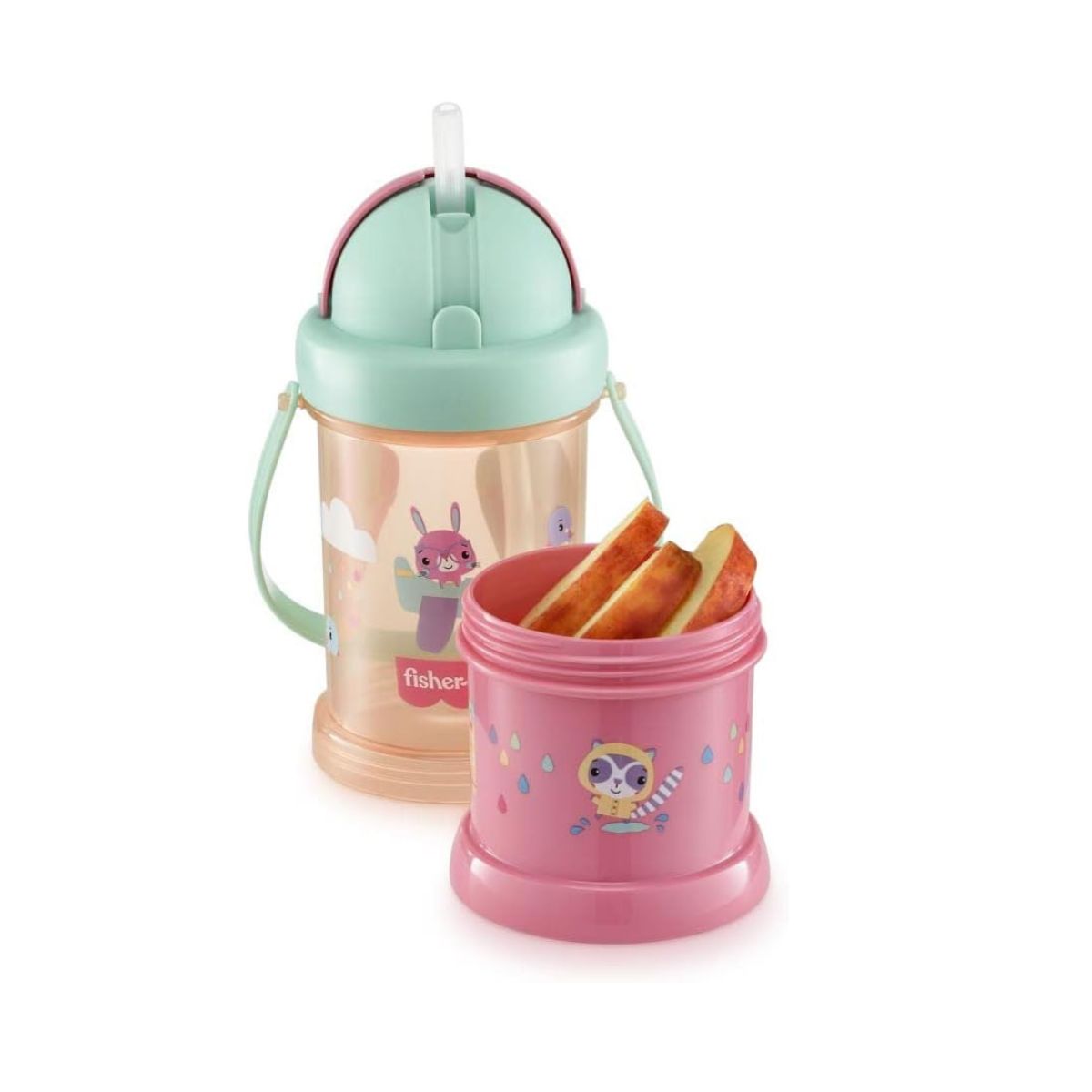 Vaso Con Porta Snacks