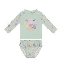 Traje de baño Blusa Y Braga Nena | Verde Brandili
