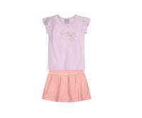 Conjunto Para Nenas Blusa Y Falda Shorts Mundi