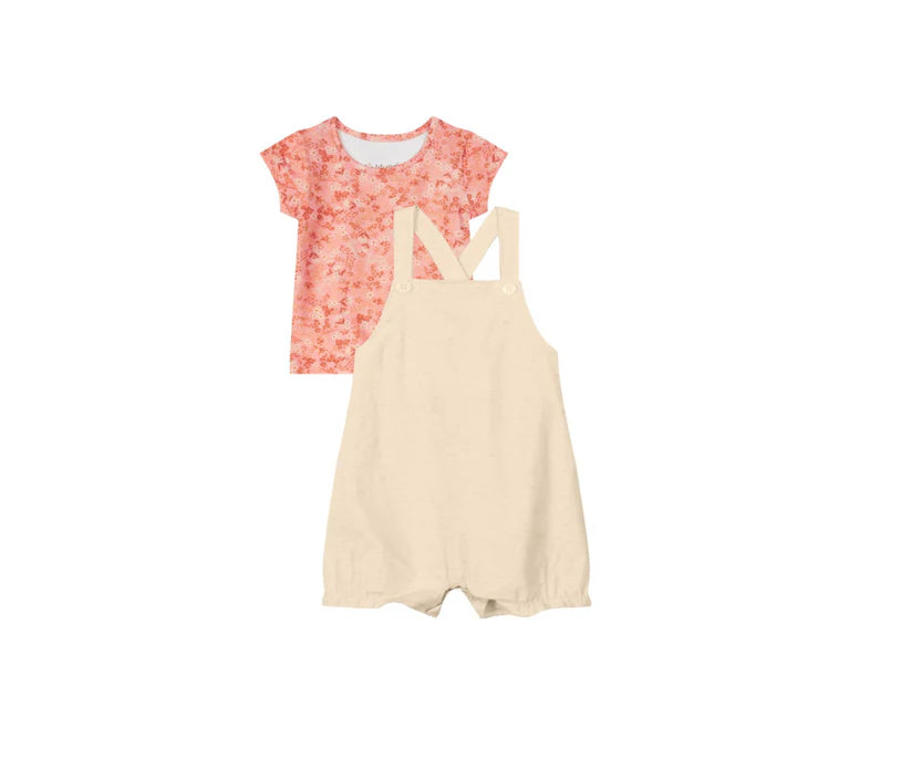 Conjunto Para Nenas  Blusa a Y Jardinera Mundi