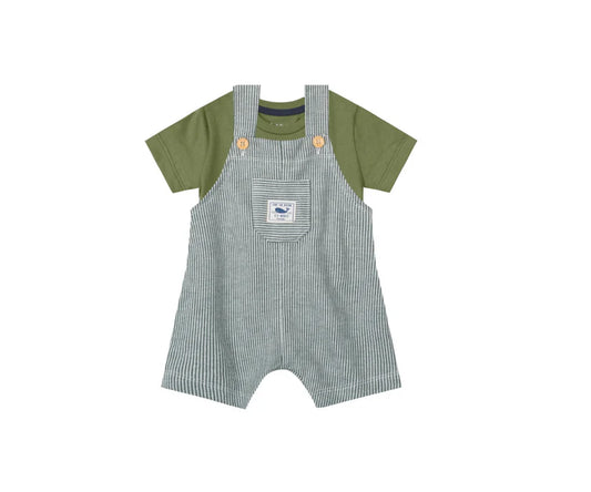 Conjunto Para Nenes Camiseta Y Jardinera Mundi