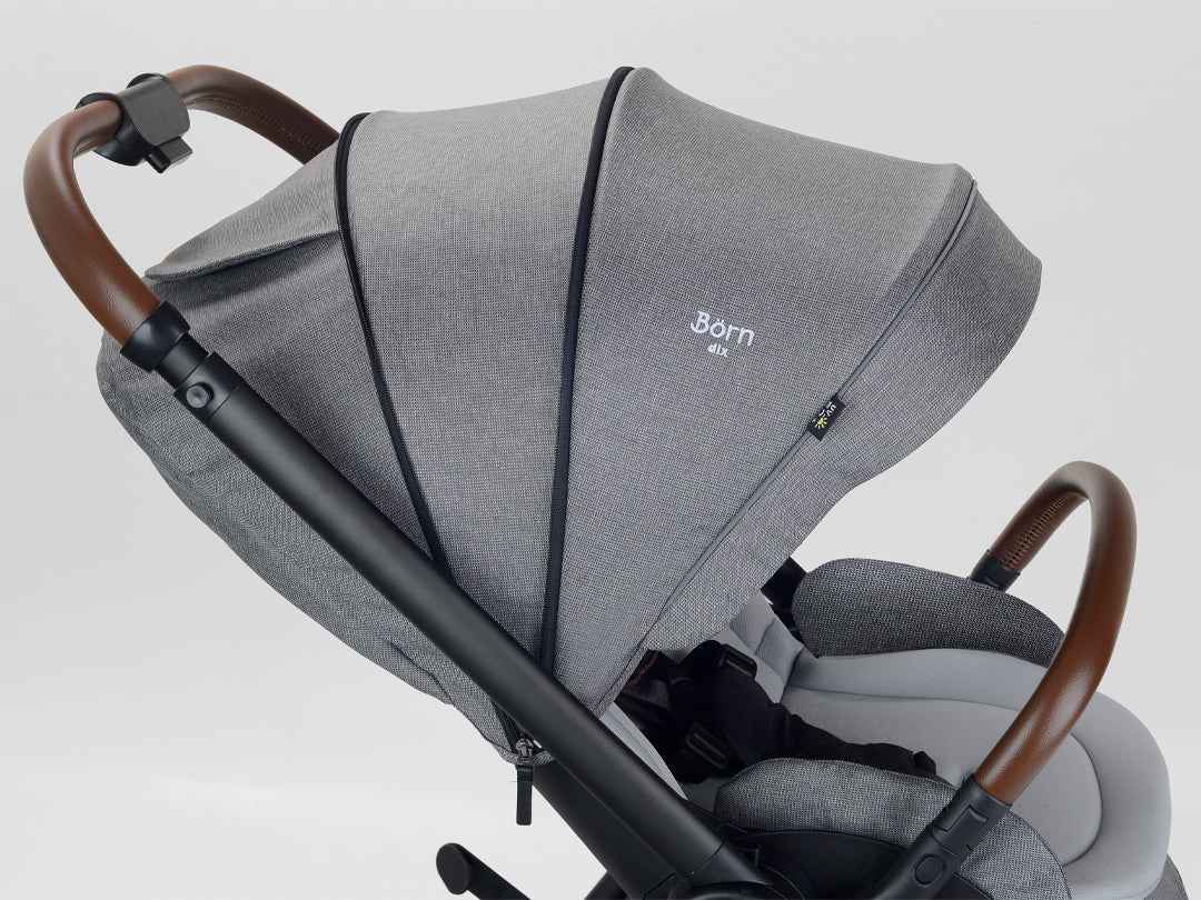 Born Dlx Monaco Travel System Dark Grey
