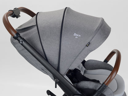 Born Dlx Monaco Travel System Dark Grey