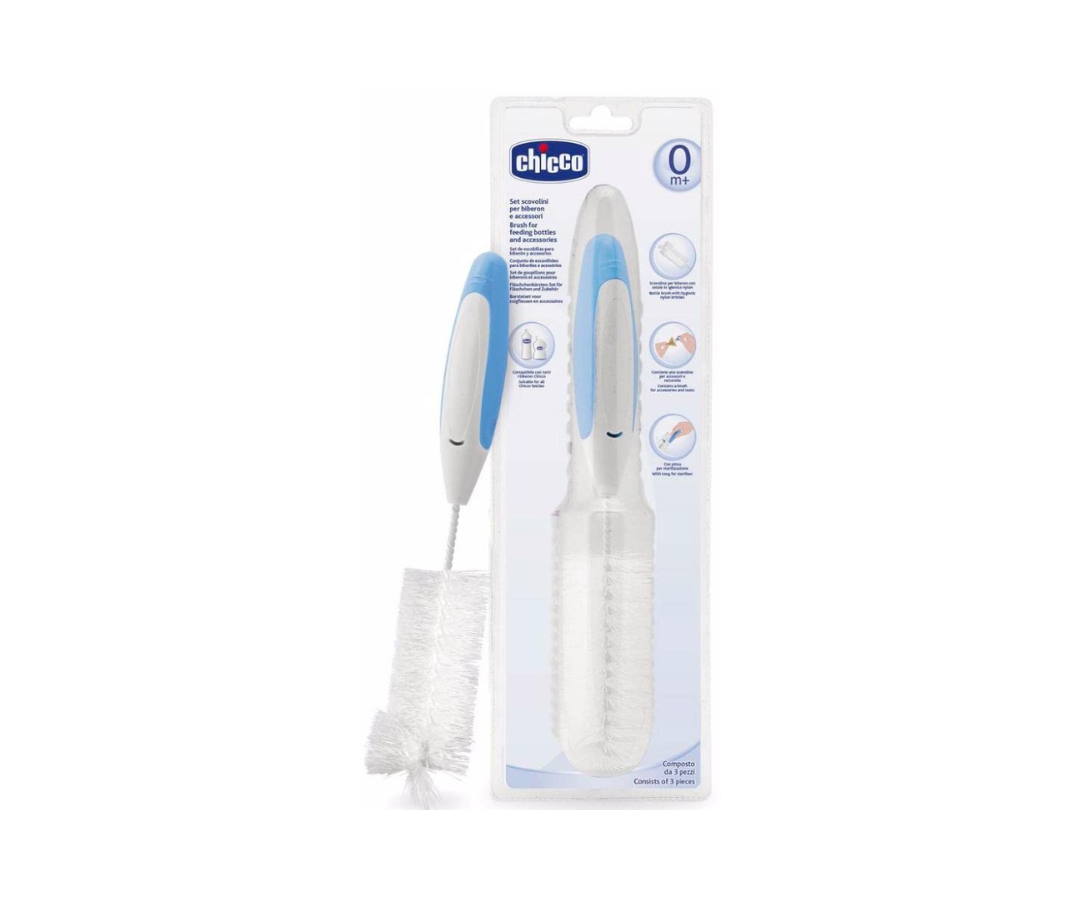 Cepillo Para Lavar Biberón 3 En 1 Chicco