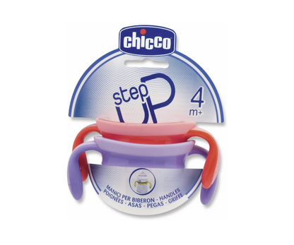 Set 2 Agarraderas Biberón Step Up Chicco
