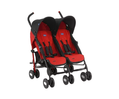 Coche Para Dos Bebes Echo Twin Garnet Chicco