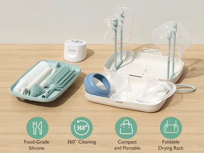 Kit Portátil De Cepillos Lava Biberones
