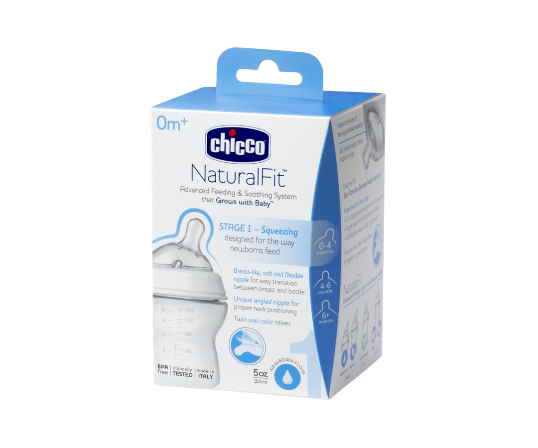 Biberón Nat. Feeling 150Ml Flujo Regular Chicco