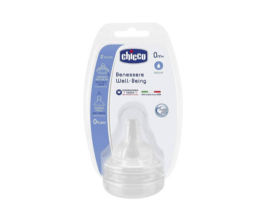 Tetinas Wb Silicon 0M X2 Chicco