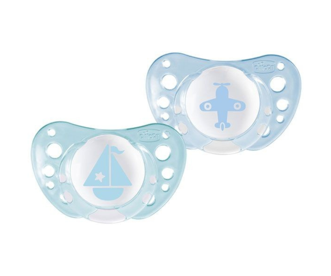 Pacificador Air Blue 0 A6M X2 Chicco
