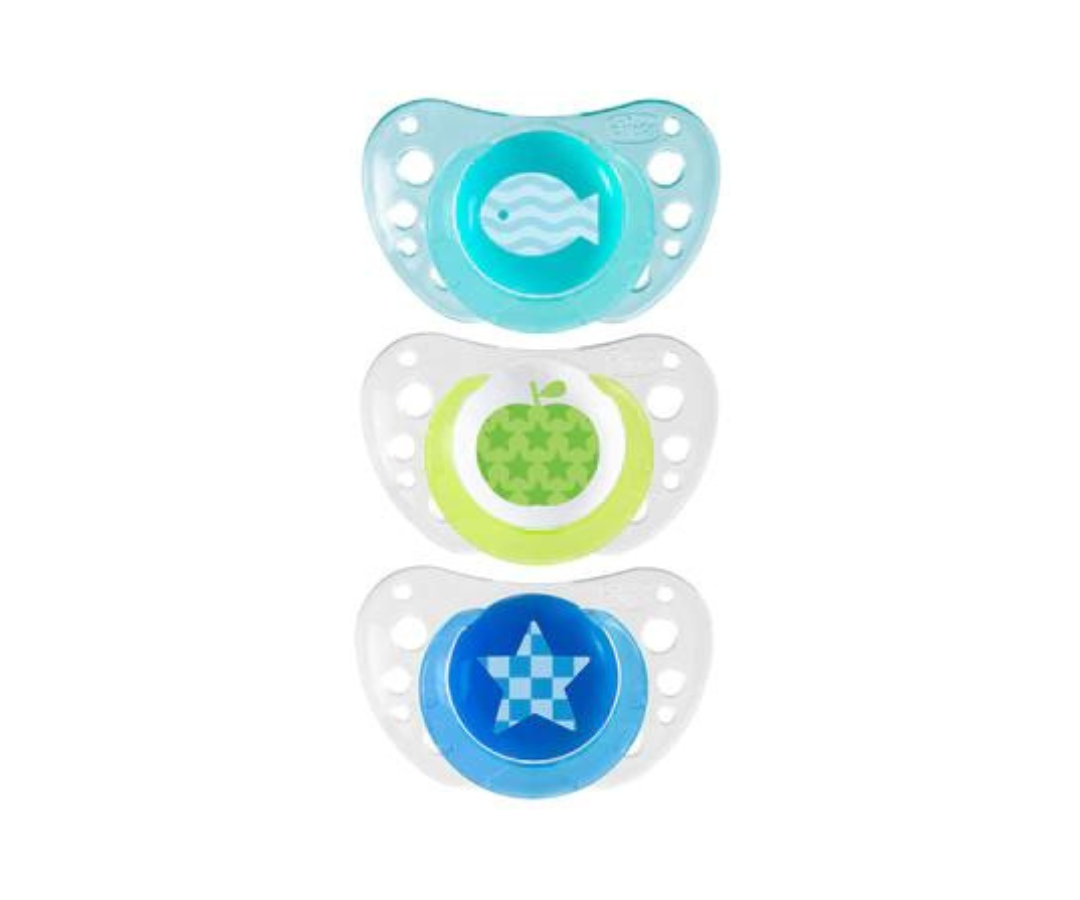 Pacificador Air Blue 6 A 12M X2 Chicco