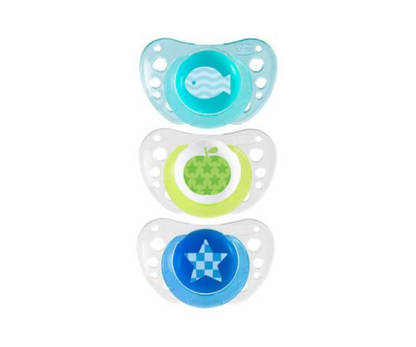Pacificador Air Blue 6 A 12M X2 Chicco