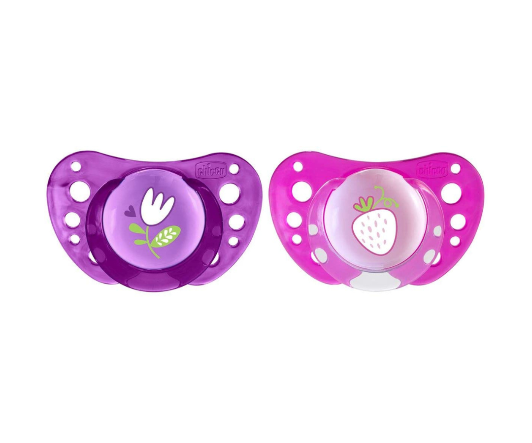 Pacificador Air Pink 12M X2 Chicco