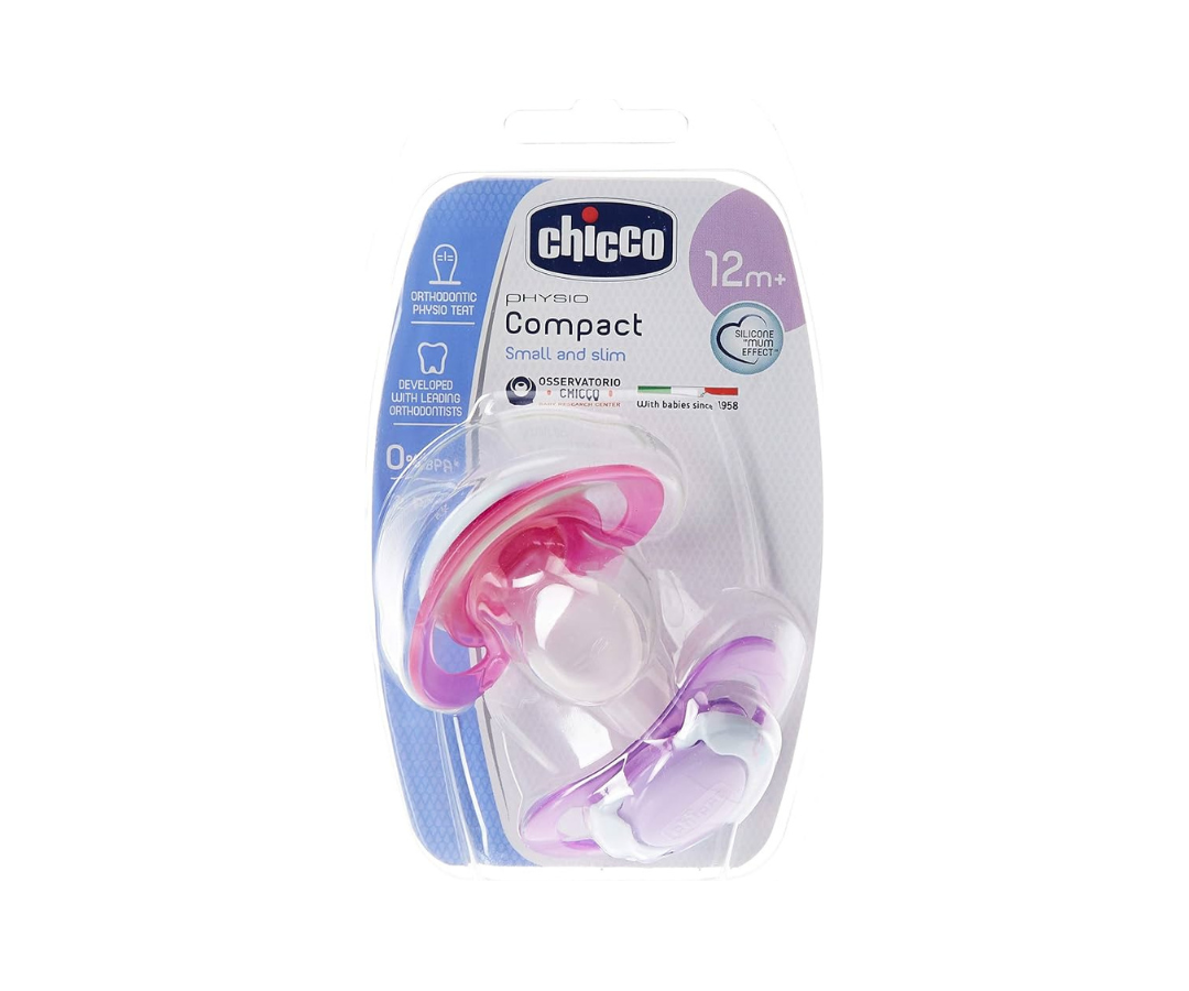 Pacificador Ring Pink 12M X2 Chicco