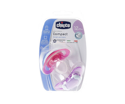 Pacificador Ring Pink 12M X2 Chicco
