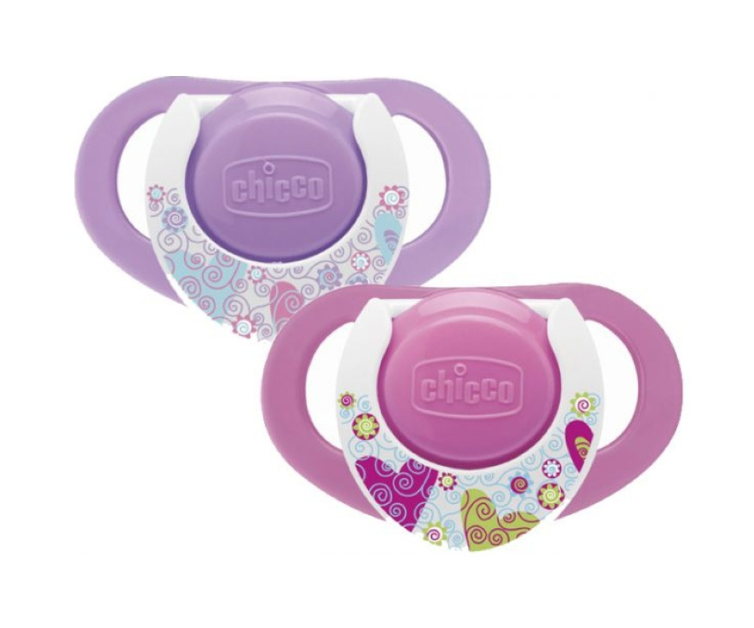 Pacificador Ring Pink 12M X2 Chicco