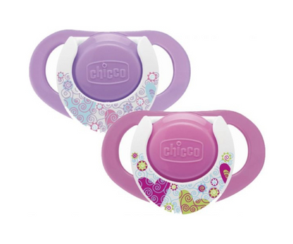 Pacificador Ring Pink 12M X2 Chicco