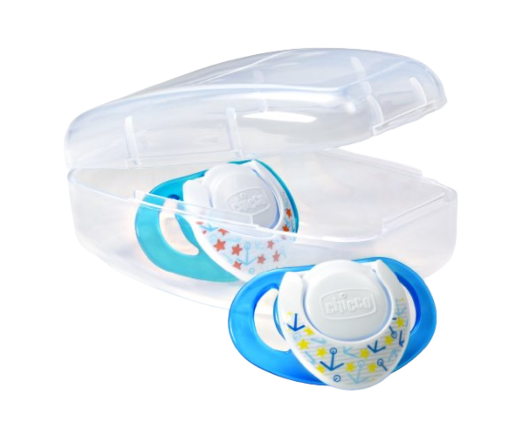 Pacificador Ring Blue 12M X2 Chicco