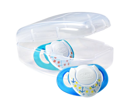 Pacificador Ring Blue 12M X2 Chicco