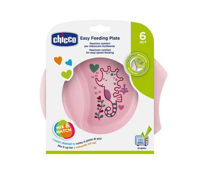 Plato Hondo Easy Feeding 6M Niña Chicco