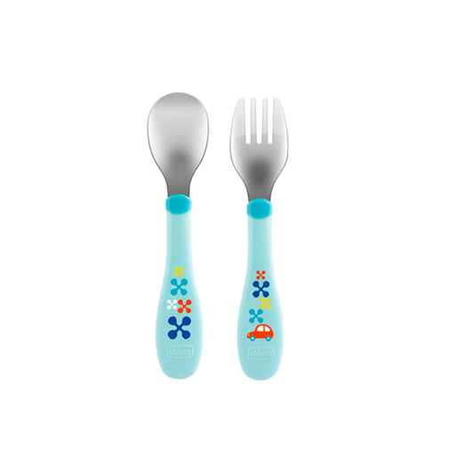 Cubiertos De Metal 18M | Celeste Chicco