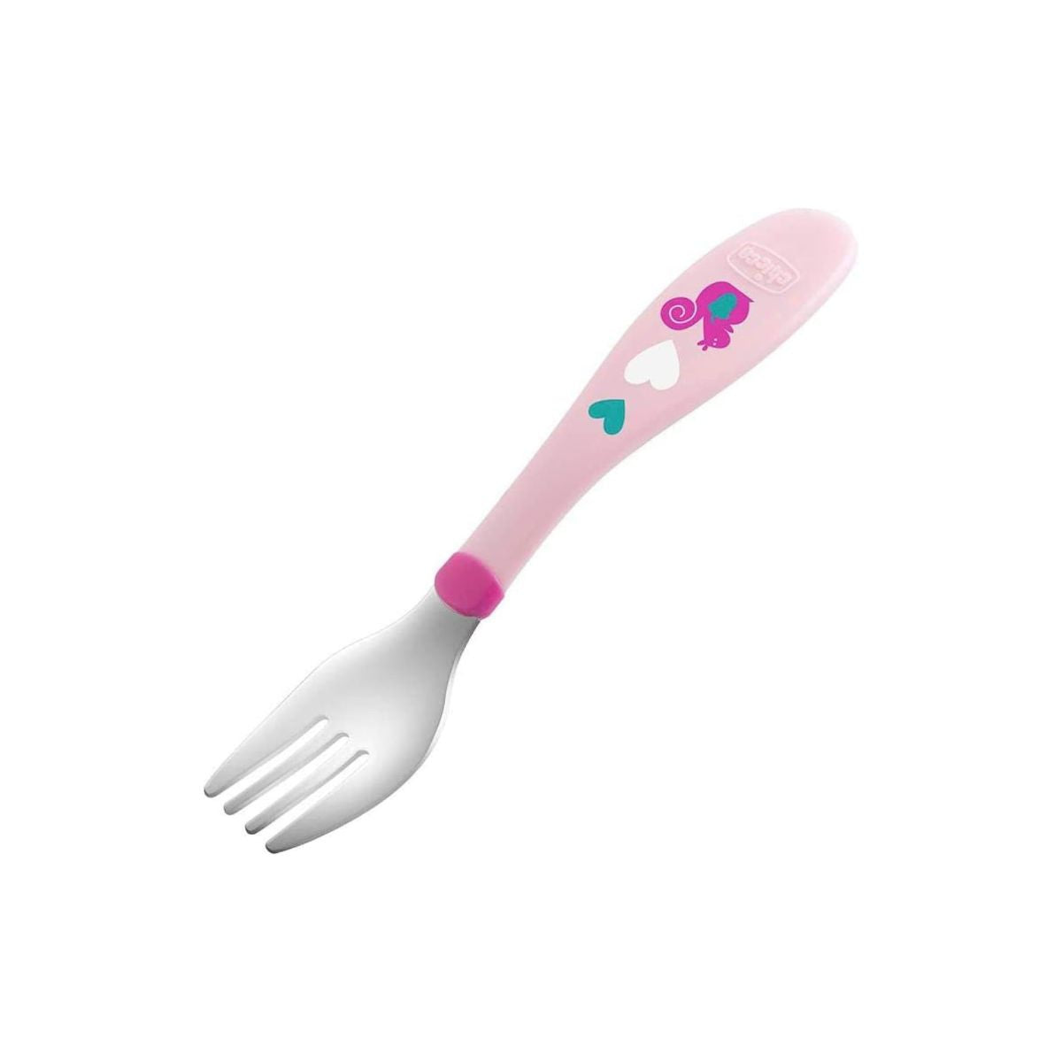 Cubiertos De Metal 18M | Rosa Chicco