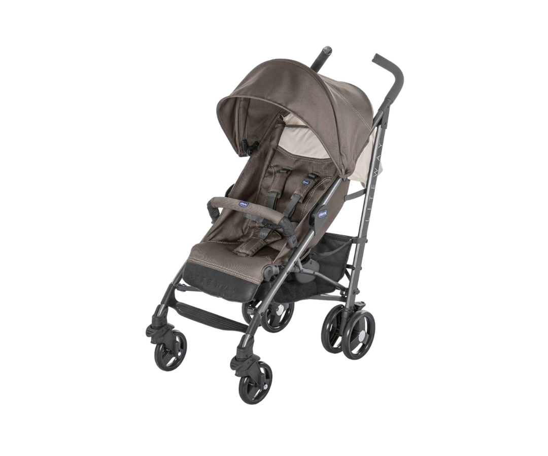 Coche Lite Way 3 Top Con Barra Dove Grey Chicco