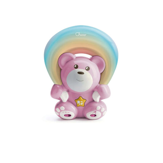 Oso Arcoíris Proyector | Rosa Chicco