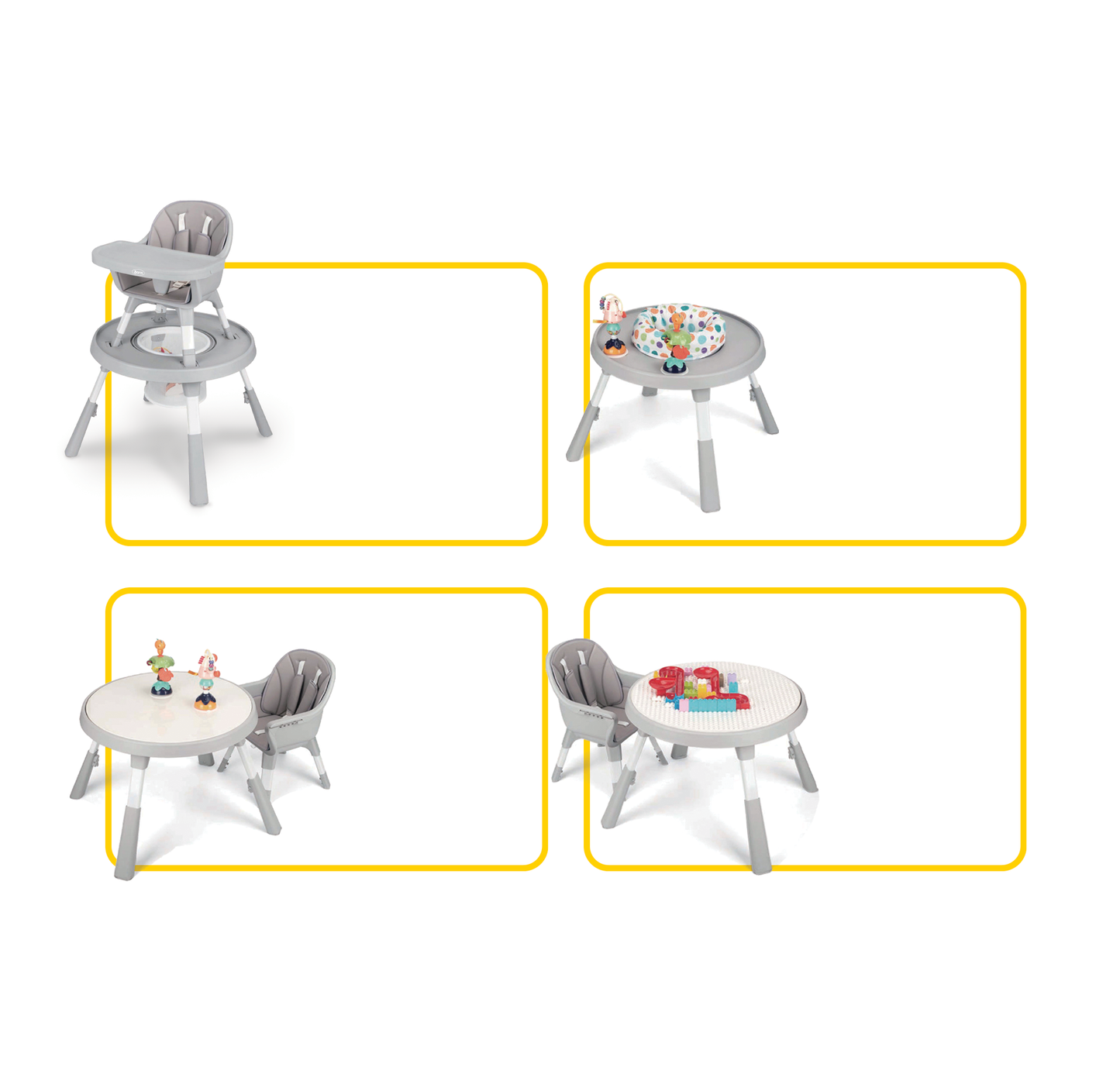 Silla de comer Play and Fun 3en1 Börn