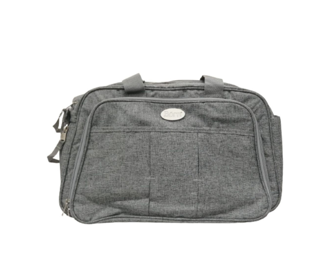 Pañalera Con Cambiador | Gray Melange