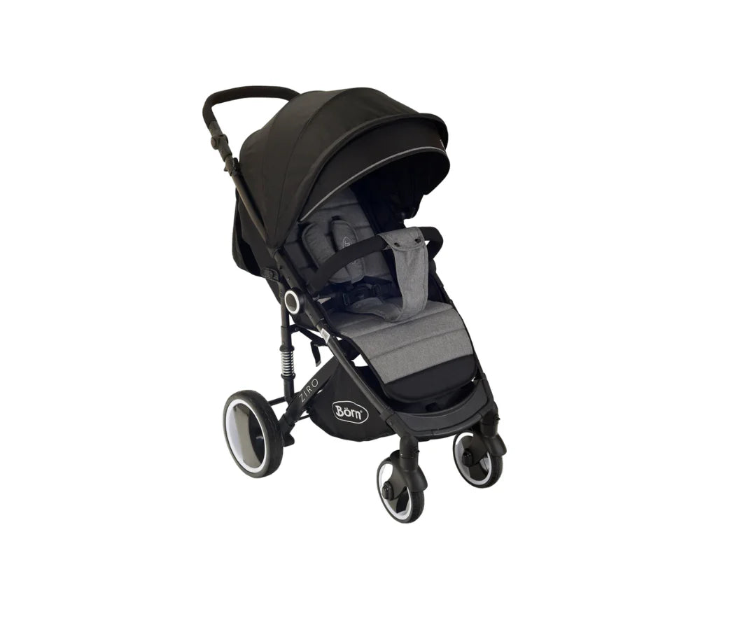Coche Ziro Travel System 4 en 1 Gris