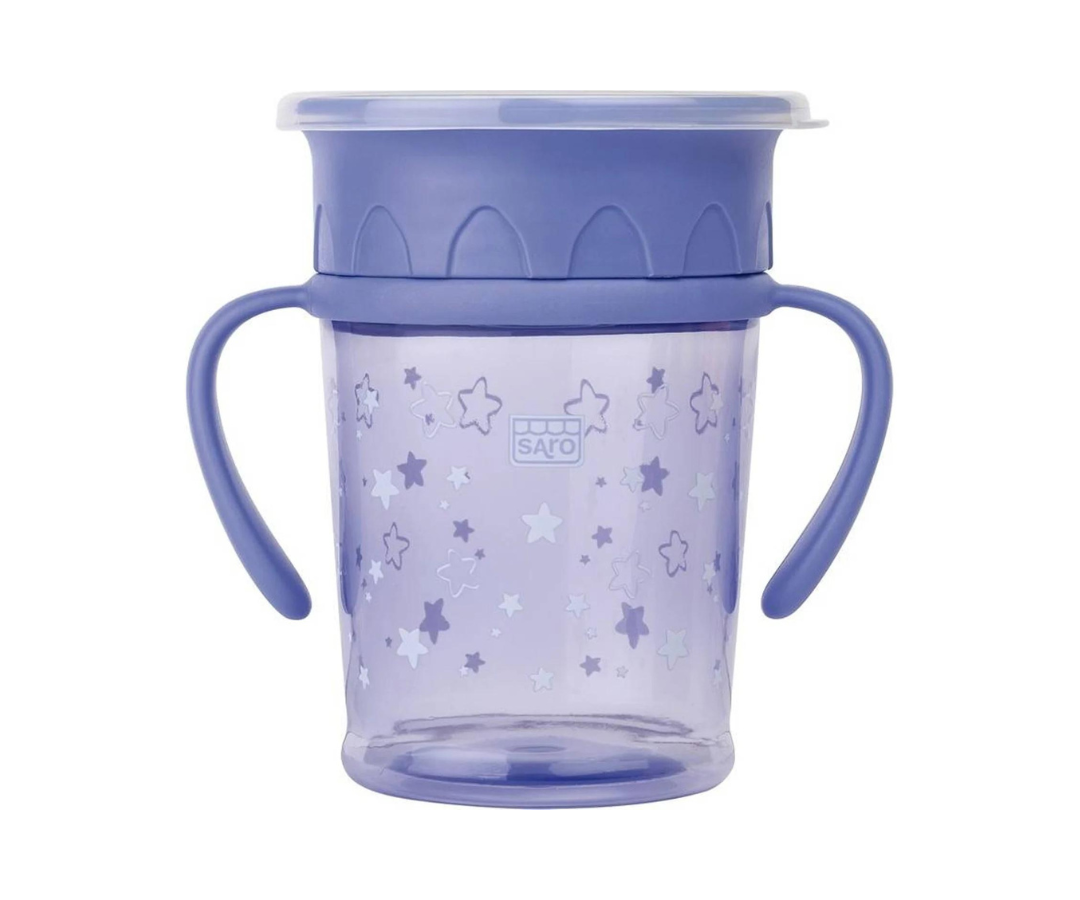 Taza antigoteo 360° Azul