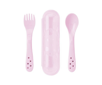 Set De Cubiertos Con Estuche Pink Saro