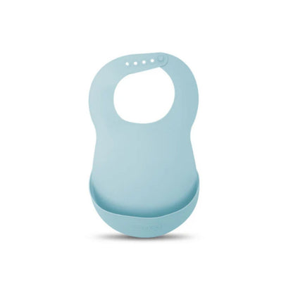 Babero de silicón | Celeste