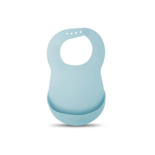 Babero de silicón | Celeste