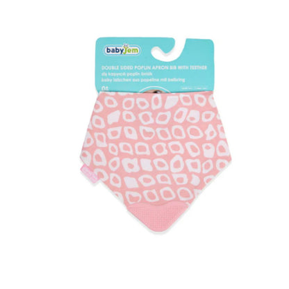 Bandana Babero Con Mordedor | Rosado